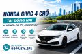 Đặt xe Honda Civic 4 chỗ tại Xuân Lộc Đồng Nai